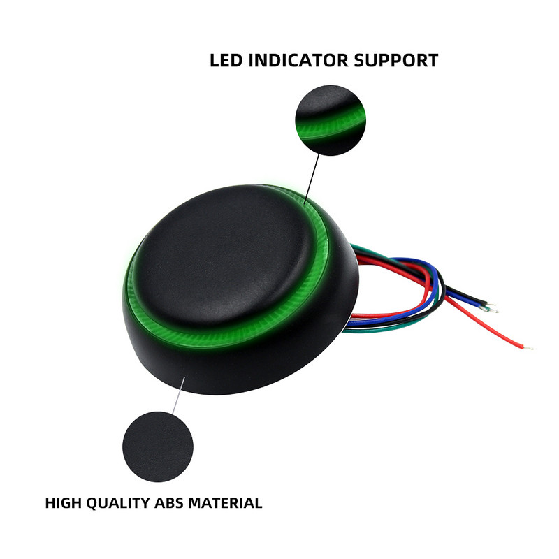 Mini Rfid Dual Frequency Reader ar izejas pogu 125kHz 13.56Mhz WG26 / 34 Output Piekļuves kontroles sistēma