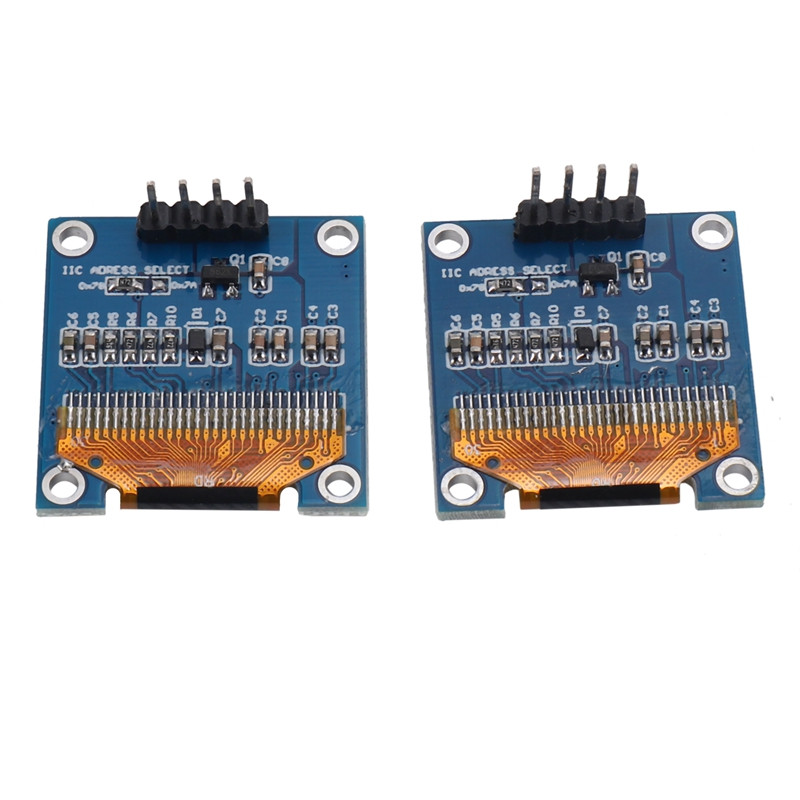 4 tk OLED-ekraani moodul I2C IIC 128X64 0,96-tolline kuvamoodul SSD1315 tihvtidega Arduino UNO R3 STM jaoks