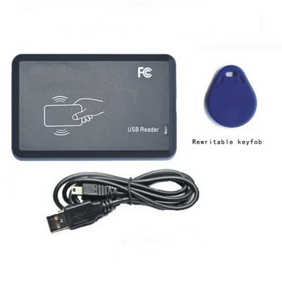 Izvairieties no draivera 125KHZ EM kartes Rakstītāja RFID kopētāja/pavairotāja 125KHz karte USB programmētājs Key fobs Card EM4305 T5577 Tag