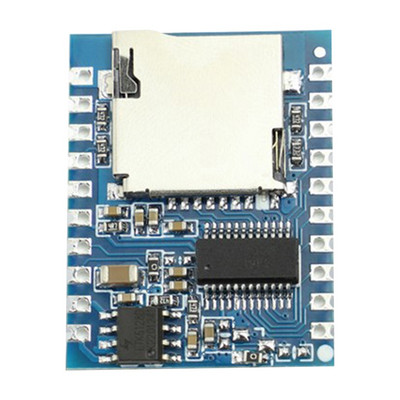 SV19T Voice Playback Module One-To-One Trigger Serial Port Control Segment Trigger MP3 Voice Module Support TF Card