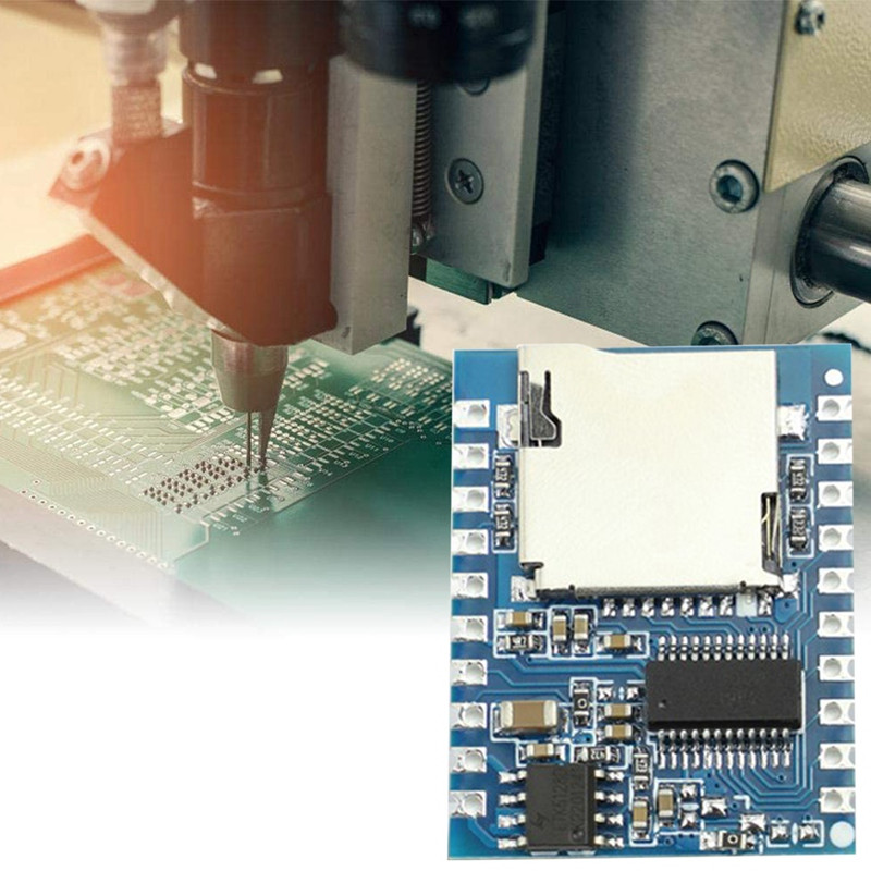 SV19T hääle taasesitusmoodul üks-ühele päästiku jadapordi juhtimissegmendi päästiku MP3-häälemooduli tugi TF-kaart