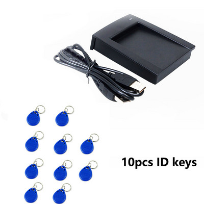 125Khz RFID четец USB сензор за близост Четец на смарт карти EM4100 TK4100 за контрол на достъпа