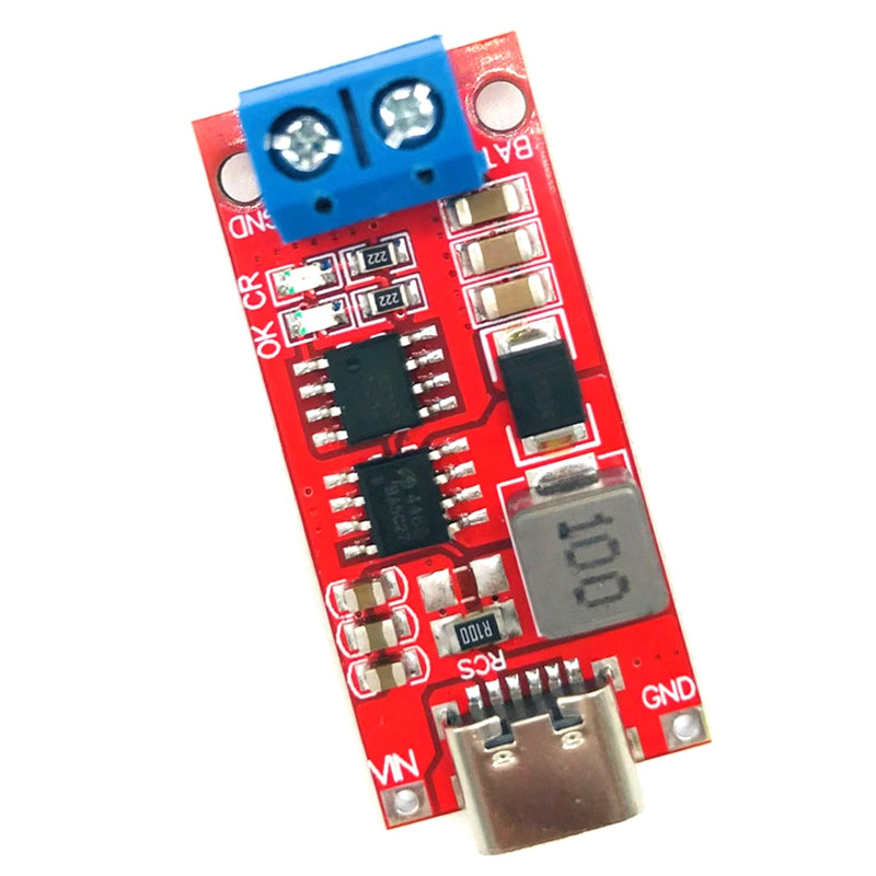 C-tüüpi 4S võimendusmooduli polümeer-liitiumioonaku laadimismoodul 18650 liitiumaku laadimisplaadi moodul 1A