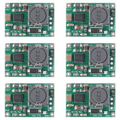 6Pcs TP5100 Ploča modula napajanja za upravljanje punjenjem 4.2V 8.4V 2A Jednostruki dvostruki modul punjača za litijske baterije