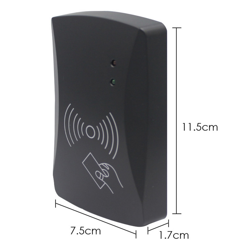 Vandeniui atspari RFID autonominė durų prieigos kontrolės sistema, dviejų valdymo kortelių palaikymas išorinis Wiegand Reader prieigos valdiklis 2000 naudotojas