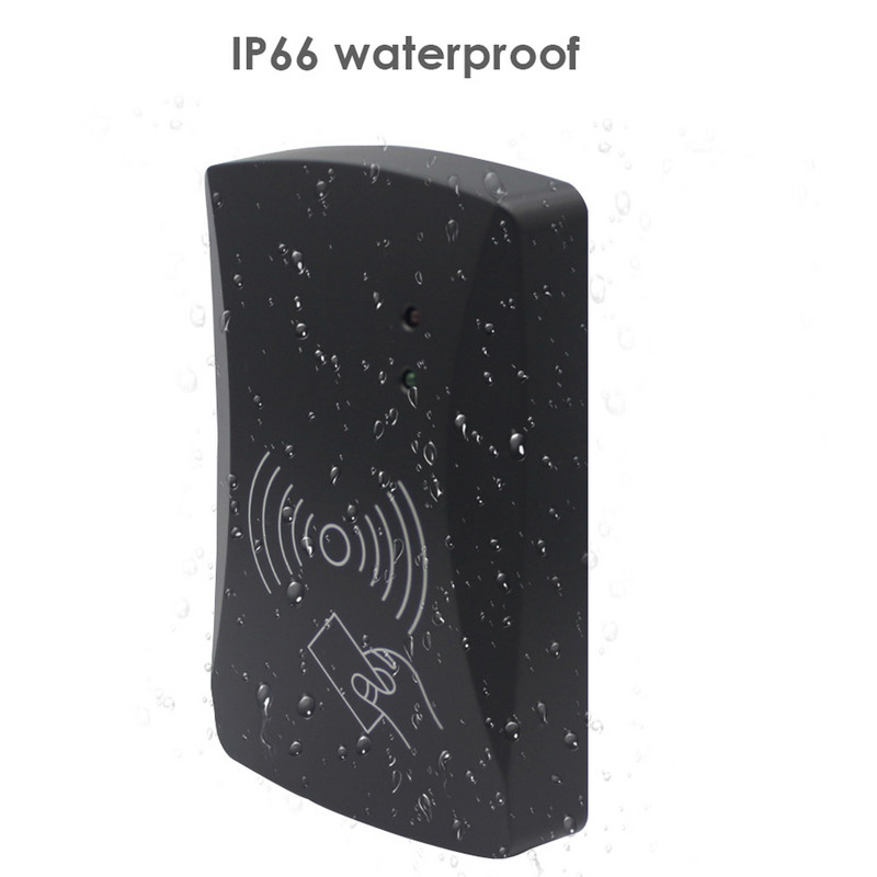 Vandeniui atspari RFID autonominė durų prieigos kontrolės sistema, dviejų valdymo kortelių palaikymas išorinis Wiegand Reader prieigos valdiklis 2000 naudotojas