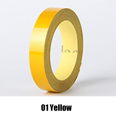 Automobilių stiliaus naktinė šviesą atspindinti juosta 1 cm * 5 m automobilių kėbulo motociklo puošmena automobilio lipdukas 5 spalvų šviesą atspindinti įspėjamoji juosta