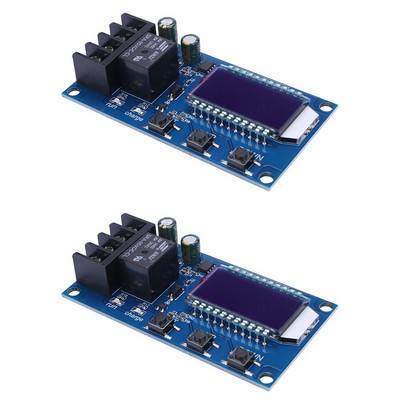 2X 10A 6-60 V liitiumaku laadimiskontrolleri kaitseplaadi LCD-ekraan integreeritud vooluahela kaitse juhtmoodul