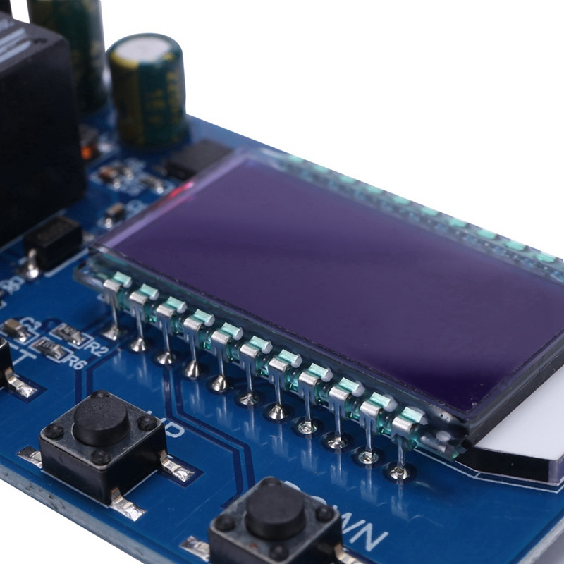 2X 10A 6-60 V liitiumaku laadimiskontrolleri kaitseplaadi LCD-ekraan integreeritud vooluahela kaitse juhtmoodul