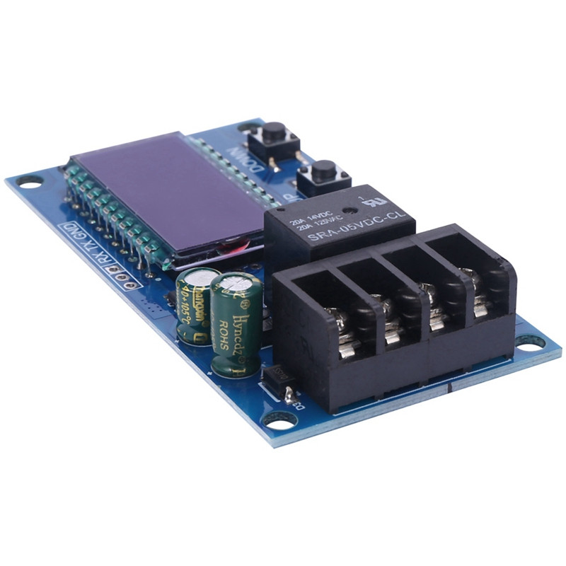 2X 10A 6-60 V liitiumaku laadimiskontrolleri kaitseplaadi LCD-ekraan integreeritud vooluahela kaitse juhtmoodul
