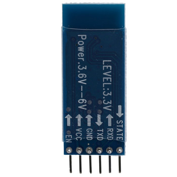 2 τεμάχια HC-05 6 ακίδων RF ασύρματος πομποδέκτης Bluetooth Slave Module RS232 / TTL σε UART Μετατροπέας και προσαρμογέας για Arduino