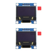 Botique-2X 0,96 collu IIC I2C sērijas GND 128X64 OLED LCD LED displeja modulis SSD1306 Arduino komplekta baltajam displejam