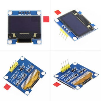 Botique-2X 0,96 инча IIC I2C Serial GND 128X64 OLED LCD LED дисплей модул SSD1306 за комплект Arduino бял дисплей