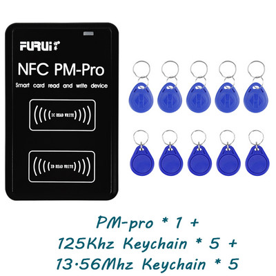 Нов NFC Pro RFID Smart Chip Copier IC/ID Key Reader 125Khz T5577 Badge Card Writer 13.56Mhz CUID Token Decoding Clone Duplicator