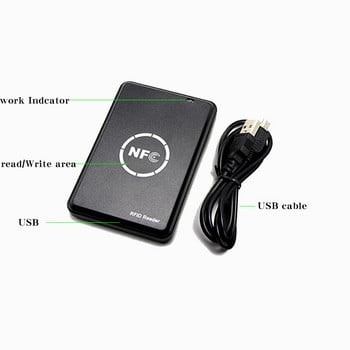 USB UID 13,56Mhz M1 Card Reader Writer rfid Copier Duplicator NFC RFID Smart Card Reader Writer Encrypted Programmer