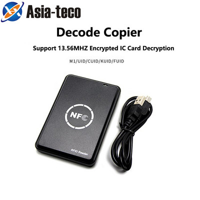 USB UID 13.56Mhz M1 Card Reader Writer rfid копирна машина Дубликатор NFC RFID четец на смарт карти Writer Криптиран програмист
