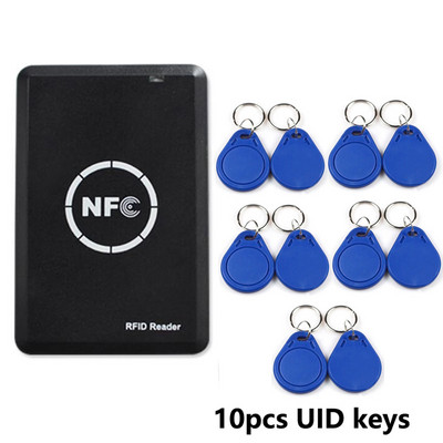 USB UID 13.56Mhz M1 kaardilugeja kirjutaja RFID koopiamasin paljundusseade NFC RFID kiipkaardilugeja kirjutaja krüptitud programmeerija