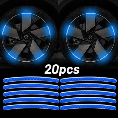 Lazerinis rato stebulės šviesą atspindintis lipdukas Automobilio motociklo įspėjimo puošmena Šviesą atspindinti juostelė Fluorescencinė saugos atspindinti juosta