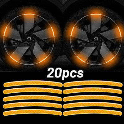 Lazerinis rato stebulės šviesą atspindintis lipdukas Automobilio motociklo įspėjimo puošmena Šviesą atspindinti juostelė Fluorescencinė saugos atspindinti juosta