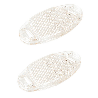 2 db Kerékpárküllős Reflektor Biztonsági Figyelmeztető lámpa Kerékfelni Fényvisszaverő rögzítés Éjszakai fényvisszaverők Villogó lámpák Kerékpáros lámpa