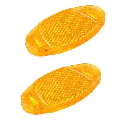 2 db Kerékpárküllős Reflektor Biztonsági Figyelmeztető lámpa Kerékfelni Fényvisszaverő rögzítés Éjszakai fényvisszaverők Villogó lámpák Kerékpáros lámpa