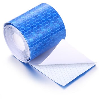 ESCAM 5cmx3m Reflective Material Tape Αυτοκόλλητο Προειδοποιητική Ταινία Προειδοποίησης Ανακλαστική ταινία Αυτοκόλλητα αυτοκινήτου