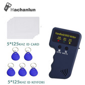 Rokas 125KHz EM4100 TK4100 RFID kopētājs rakstīšanas pavairotājs programmētājs lasītājs EM4305 T5577 pārrakstāms ID viedās atslēgu piekares tagu karte