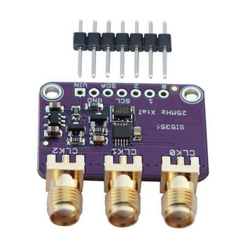 2X Si5351a I2C 25Mhz γεννήτρια ρολογιού Breakout Board 8Khz έως 160Mhz για Arduino D9I2
