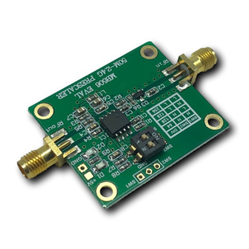 MB506 moduļa mikroviļņu priekšskalotājs 50 Mhz–2,4 GHz priekšskalotājs 64 128 256 augstas frekvences priekšskalotājs