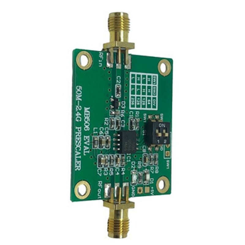 MB506 moduļa mikroviļņu priekšskalotājs 50 Mhz–2,4 GHz priekšskalotājs 64 128 256 augstas frekvences priekšskalotājs