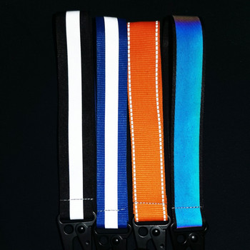 Автомобилни светлоотразителни ключодържатели Лента с висока видимост за аксесоари за висулка за чанта 2,5 см
