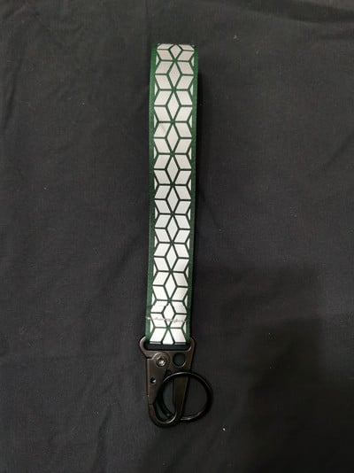 Fényvisszaverő autós kulcstartók Jól látható heveder anyag táskafüggő tartozékokhoz 2,5 cm