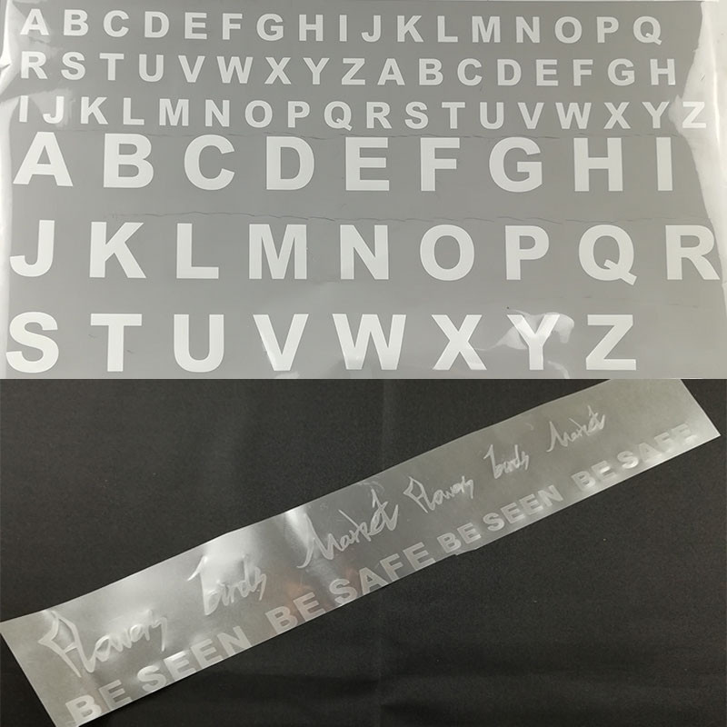Šviesą atspindintys lipdukai drabužiams „pasidaryk pats“ krepšiai batai karšto štampavimo folija, šilumą pernešantys drabužiai į geležinį atšvaitą, skirti vaikų nakties saugai