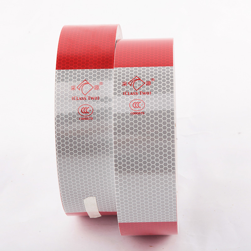 5cmx1m helkurmaterjal Tugev autokleebised Kleeplint veoautole Ohutuskleebised mootorrattale Tarvikud punane valge