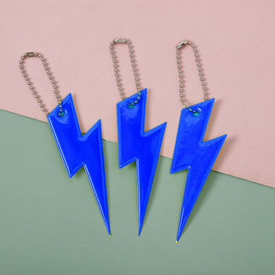 Žaibą atspindintis raktų pakabukas Gero matomumo pakabukas Kūrybiniai krepšiai Juostiniai papuošalai Suaugusiems vaikams Saugus atšvaitas Priedai