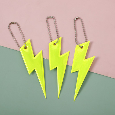 Žaibą atspindintis raktų pakabukas Gero matomumo pakabukas Kūrybiniai krepšiai Juostiniai papuošalai Suaugusiems vaikams Saugus atšvaitas Priedai