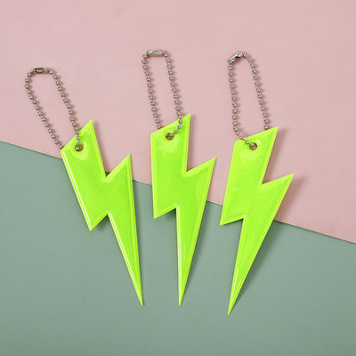 Žaibą atspindintis raktų pakabukas Gero matomumo pakabukas Kūrybiniai krepšiai Juostiniai papuošalai Suaugusiems vaikams Saugus atšvaitas Priedai