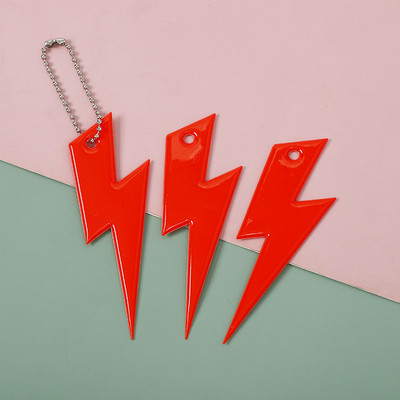 Žaibą atspindintis raktų pakabukas Gero matomumo pakabukas Kūrybiniai krepšiai Juostiniai papuošalai Suaugusiems vaikams Saugus atšvaitas Priedai