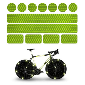 Автомобилни аксесоари Светлоотразителна лента Мото Светлоотразителен стикер За стикери за рамка на велосипед Стикери за количка