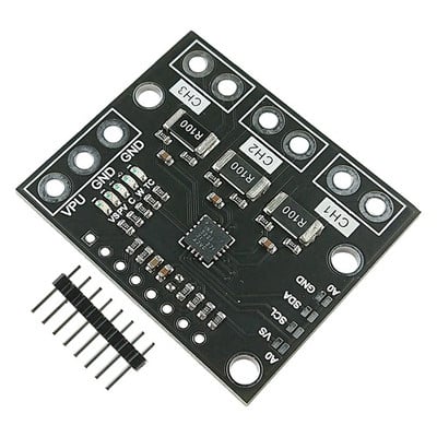 ABGZ-3X I2C SMBUS INA3221 триканален шунтов ток захранване Монитор на напрежение сензор платка модул