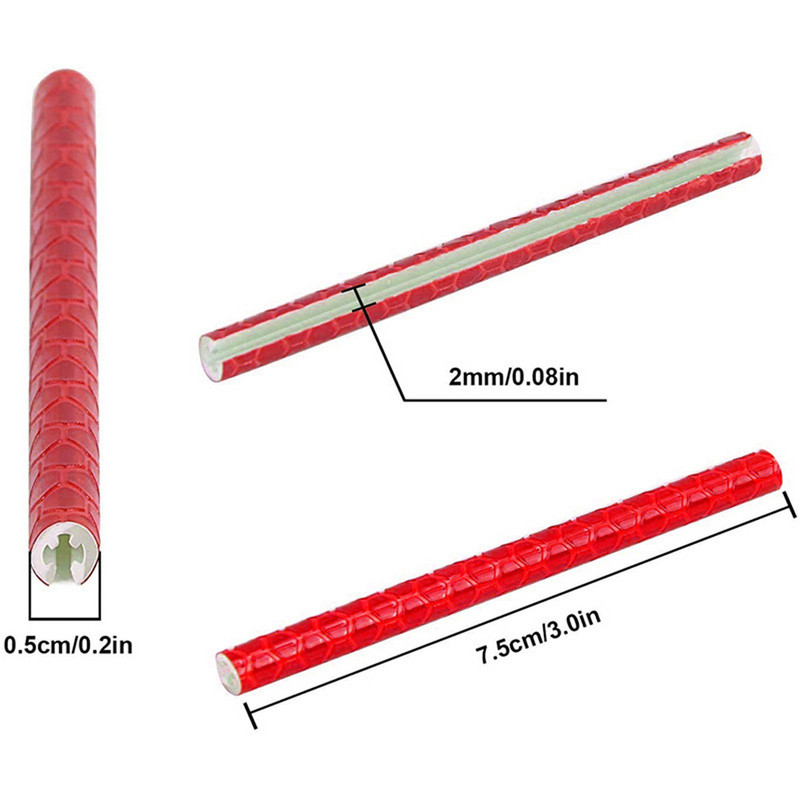 12vnt dviratį atspindintys lipdukai ratų stipinai vamzdeliai juostelė saugos įspėjamoji lemputė atšvaitas lauko dviračio žibintų priedai