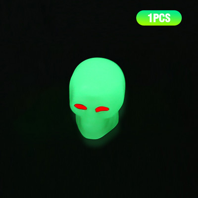 4vnt šviečiančių vožtuvų dangtelių fluorescencinių naktinių švytinčių automobilių motociklų dviračių dviračių ratų padangų stebulės šviečiančių vožtuvų koto dangtelių dekorai