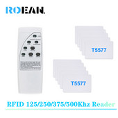 Jauns Cr66 karšu lasītājs 125 khz 500 khz Em4305 viedais mikroshēmas klonu kopētājs T5577 atslēgu kopētājs Em4100 Tk4100 ID emblēmas programmētājs