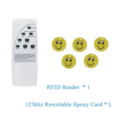 Jauns Cr66 karšu lasītājs 125 khz 500 khz Em4305 viedais mikroshēmas klonu kopētājs T5577 atslēgu kopētājs Em4100 Tk4100 ID emblēmas programmētājs