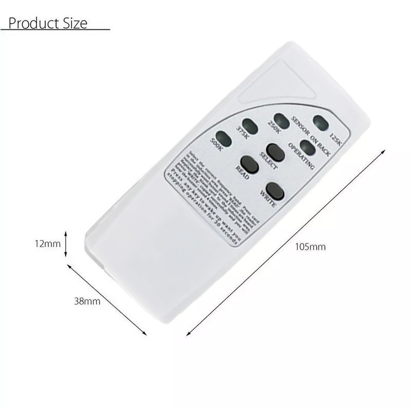 Jauns Cr66 karšu lasītājs 125 khz 500 khz Em4305 viedais mikroshēmas klonu kopētājs T5577 atslēgu kopētājs Em4100 Tk4100 ID emblēmas programmētājs