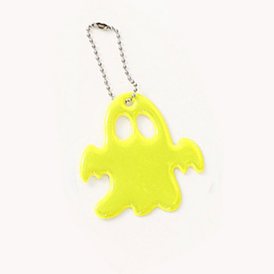 Reflexné prívesky na kľúče s duchmi, tašky, príslušenstvo, vysoko viditeľné reflexné PVC prívesky na kľúče, batohy pre dámy a deti, bezpečnosť