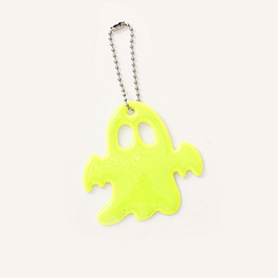 Reflexné prívesky na kľúče s duchmi, tašky, príslušenstvo, vysoko viditeľné reflexné PVC prívesky na kľúče, batohy pre dámy a deti, bezpečnosť