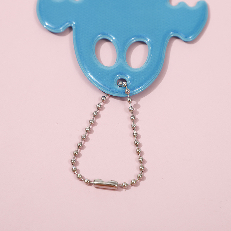 Reflexné prívesky na kľúče s duchmi, tašky, príslušenstvo, vysoko viditeľné reflexné PVC prívesky na kľúče, batohy pre dámy a deti, bezpečnosť