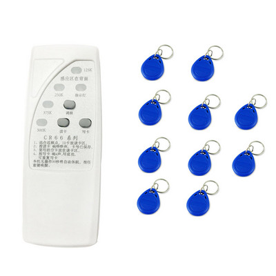 125Khz RFID karšu kopētājs 125/250/375/500KHz CR66 RFID skeneris programmētājs lasītājs rakstīšanas kopētājs