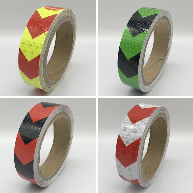 PET kerékpár test fényvisszaverő matricák fényvisszaverő biztonsági figyelmeztetés láthatóság fényvisszaverő szalag film matrica világító sáv Kerékpár hozzáférés